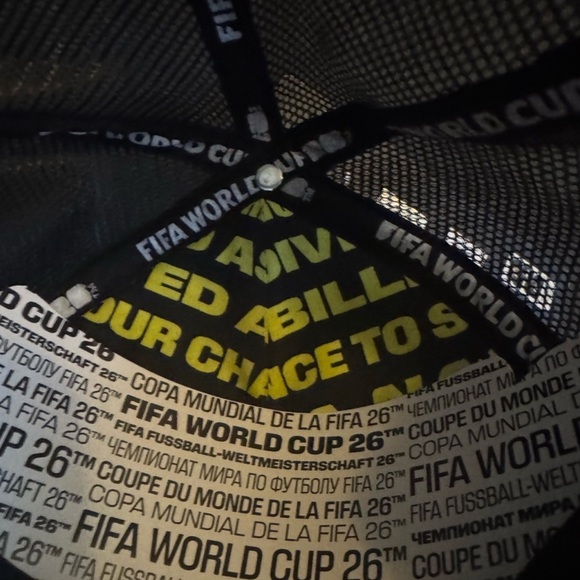 2026 FIFA World Cup Ultra Rare Hat Unreleased Official Licensed Black cap - Picture 6 of 7